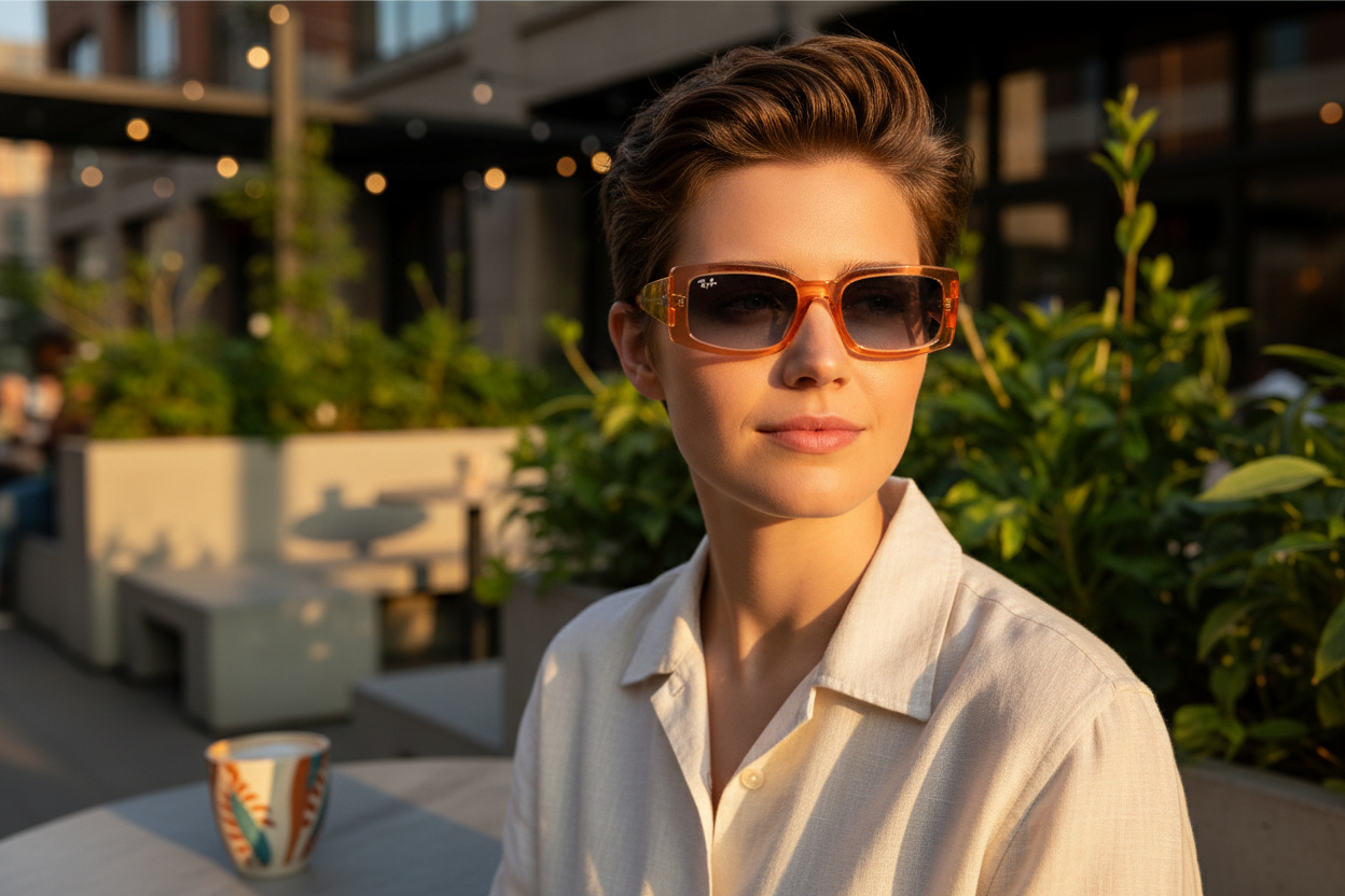 Front view Ray-Ban KILIANE (RB4395 - 66868F)