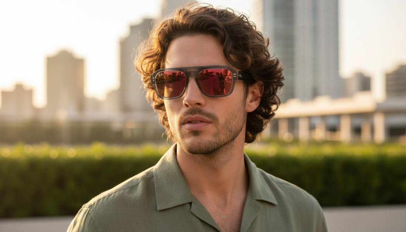 Front view Ray-Ban CORRIGAN (RB4397 - 6684D0)