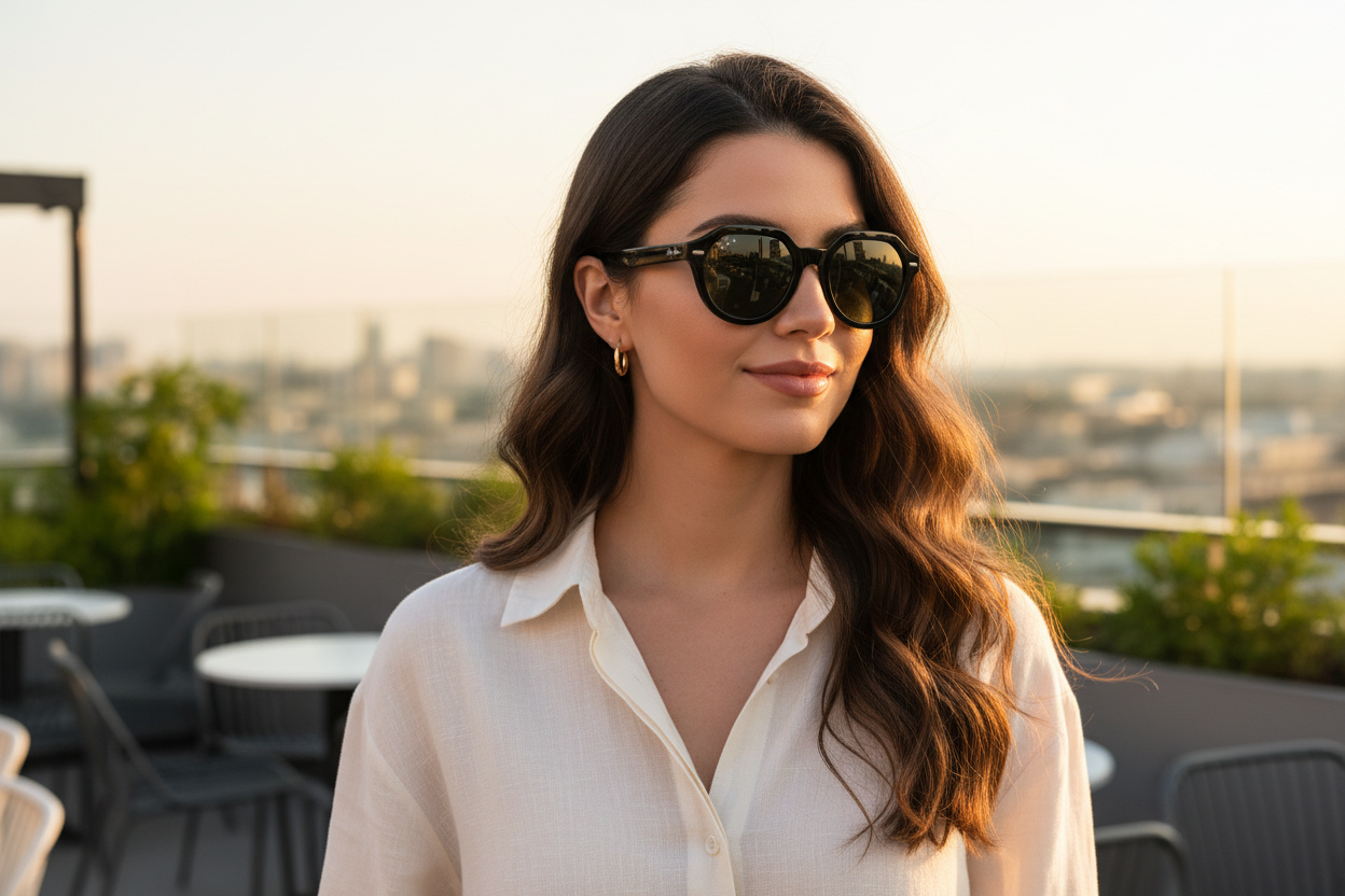 Front view Ray-Ban GINA (RB4399 - 901/58)