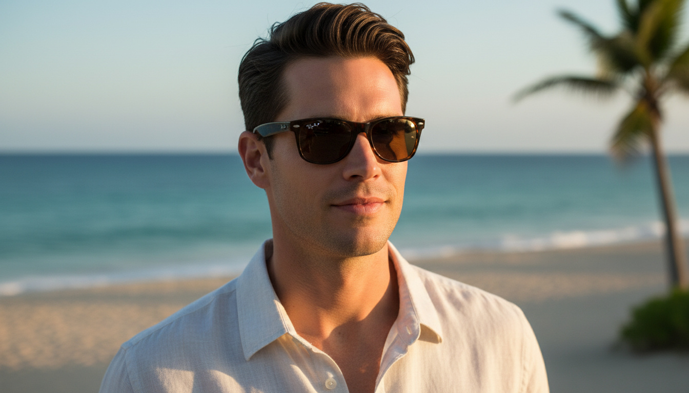 Front view Ray-Ban NEW WAYFARER (RB2132 - 902/57)