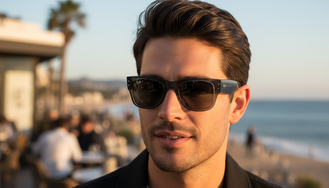 Front view Ray-Ban MEGA WAYFARER (RB0840S - 1406B1)