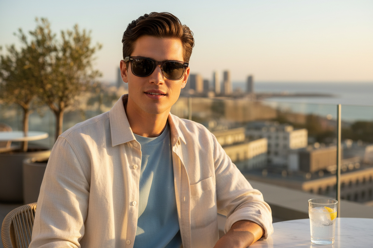 Front view Ray-Ban WAYFARER (RB2140 - 1355R5)