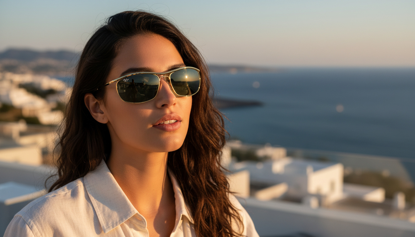 Front view Ray-Ban OLYMPIAN I DELUXE (RB3119M - 001/56)