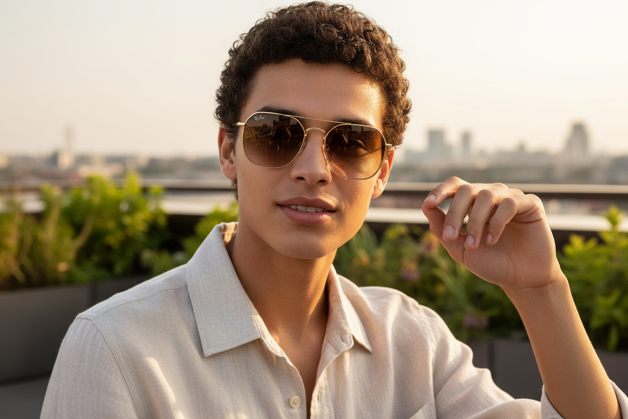 Front view Ray-Ban JIM (RB3694 - 001/51)