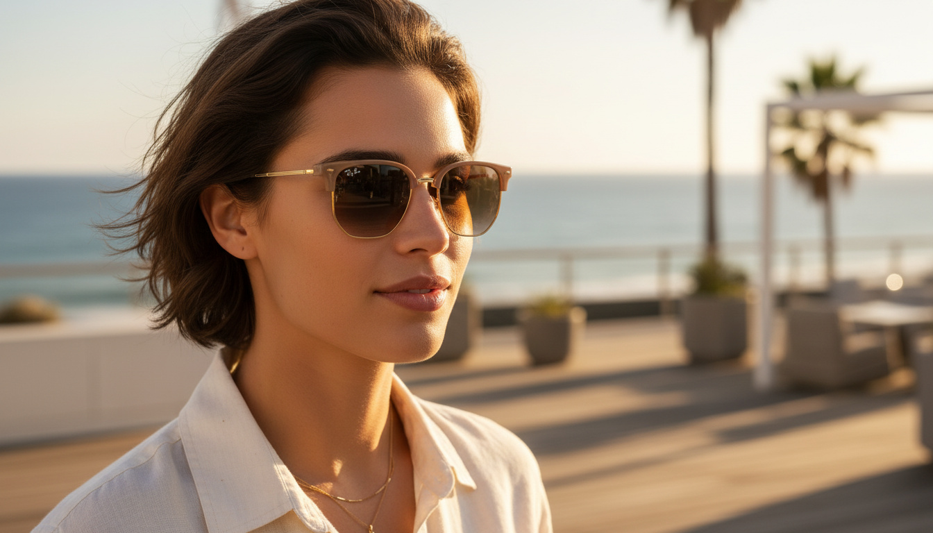 Front view Ray-Ban NEW CLUBMASTER (RB4416 - 672151)