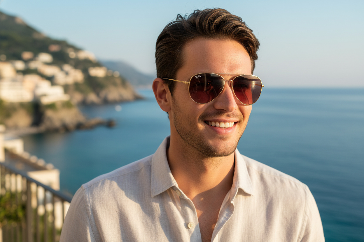 Front view Ray-Ban AVIATOR REVERSE (RBR0101S - 001/69)