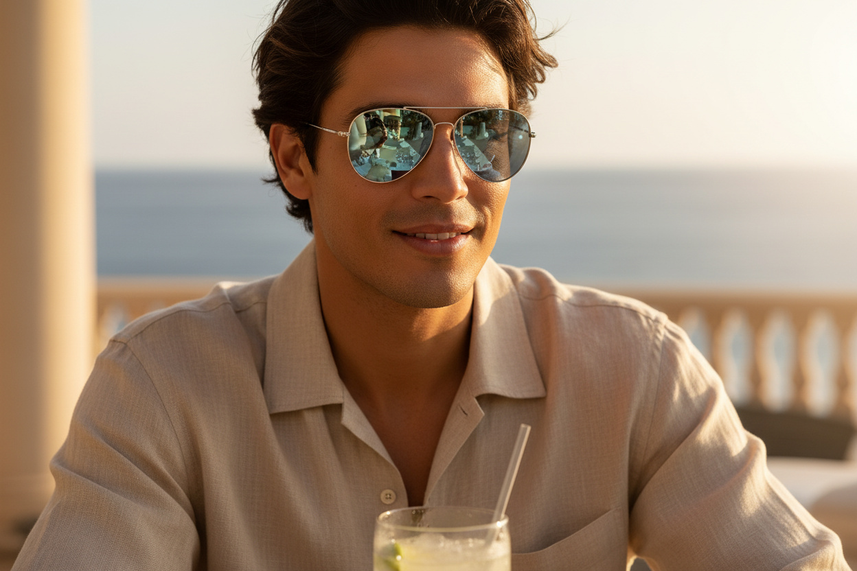 Front view Ray-Ban AVIATOR REVERSE (RBR0101S - 003/30)