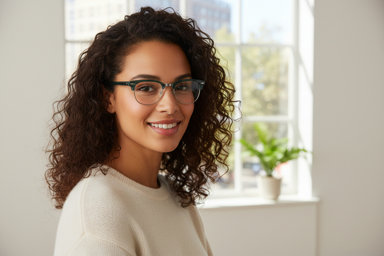 Front view Ray-Ban CLUBMASTER (RX5154 - 8377)