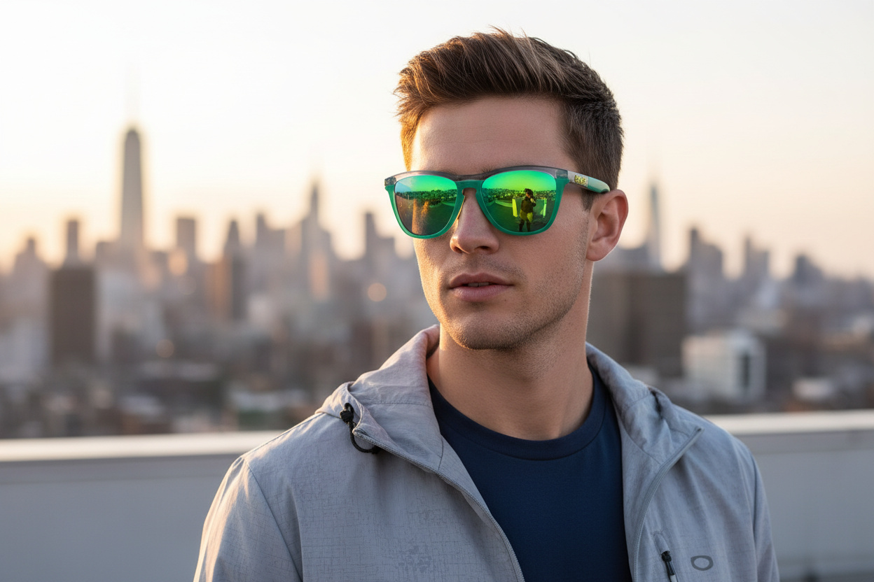 Front view Oakley FROGSKINS RANGE (OO9284 - 928406)