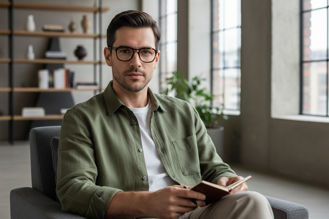 Front view Persol RENE' (PO3345V - 24)