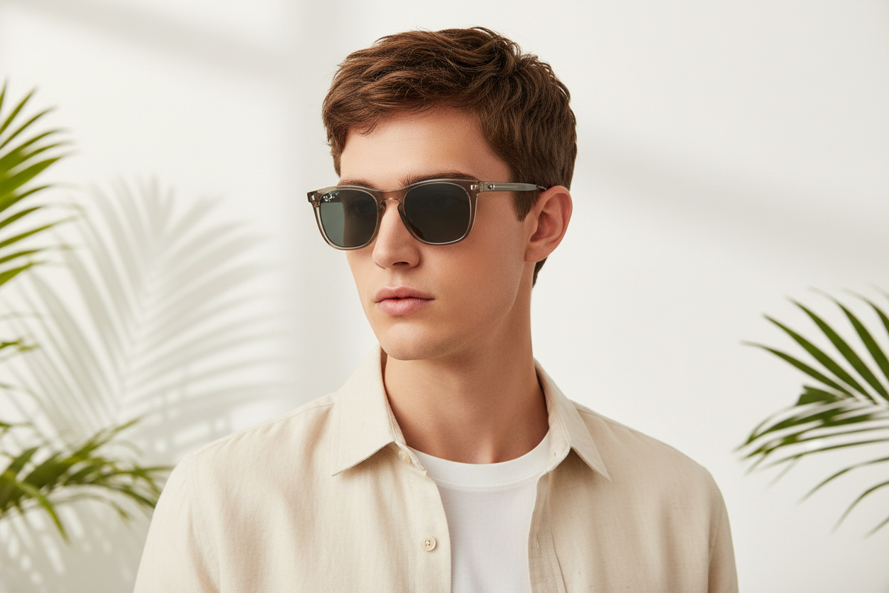 Front view Ray-Ban RB2210 (6765R5)