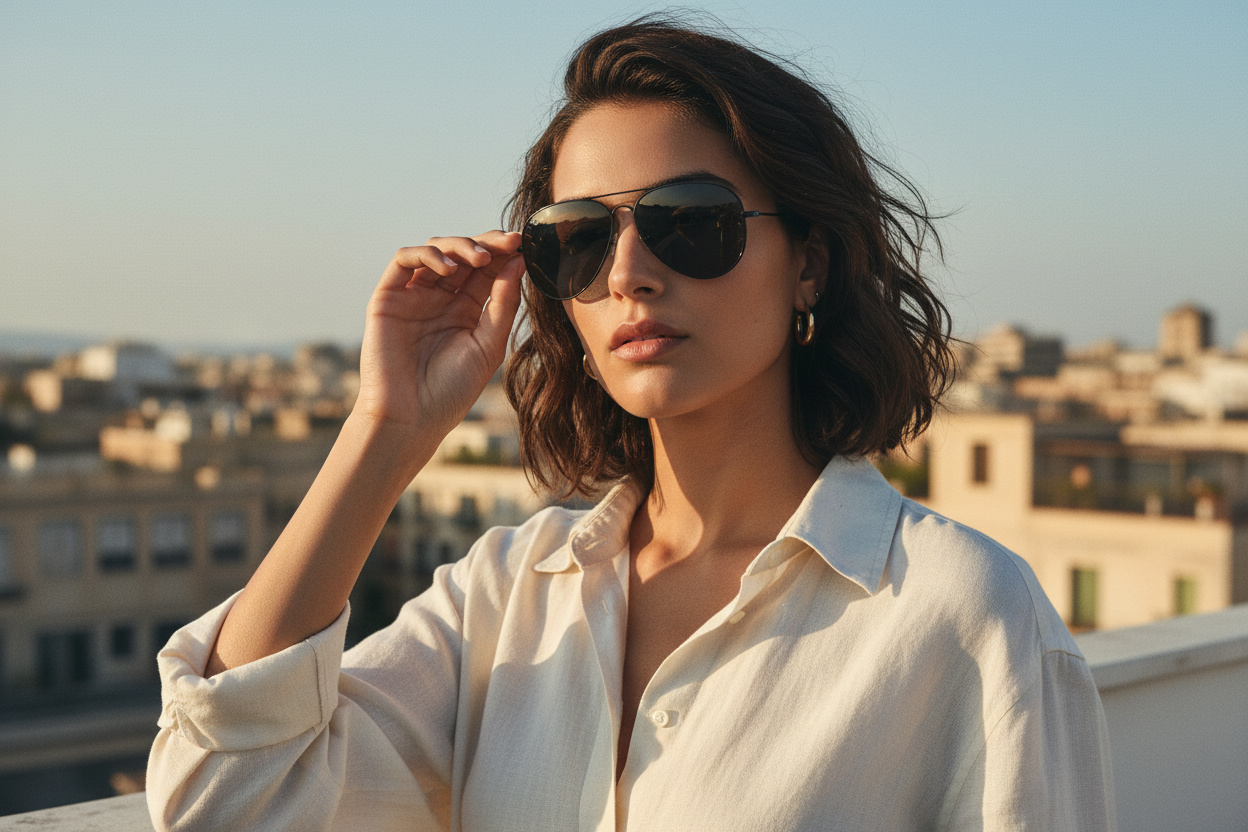 Front view Ray-Ban OLD AVIATOR (RB3825 - 002/B1)