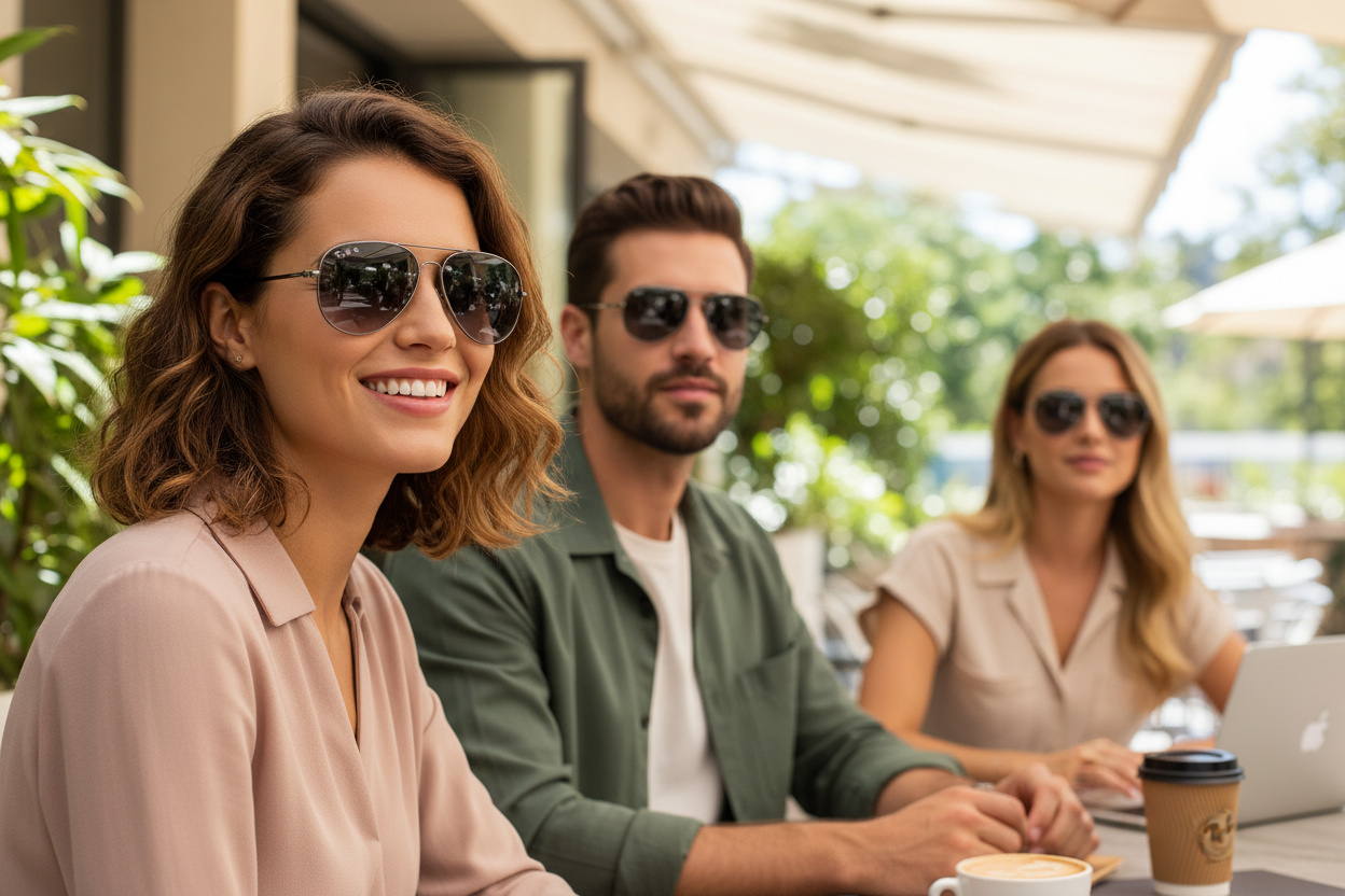 Front view Ray-Ban OLD AVIATOR (RB3825 - 004/78)