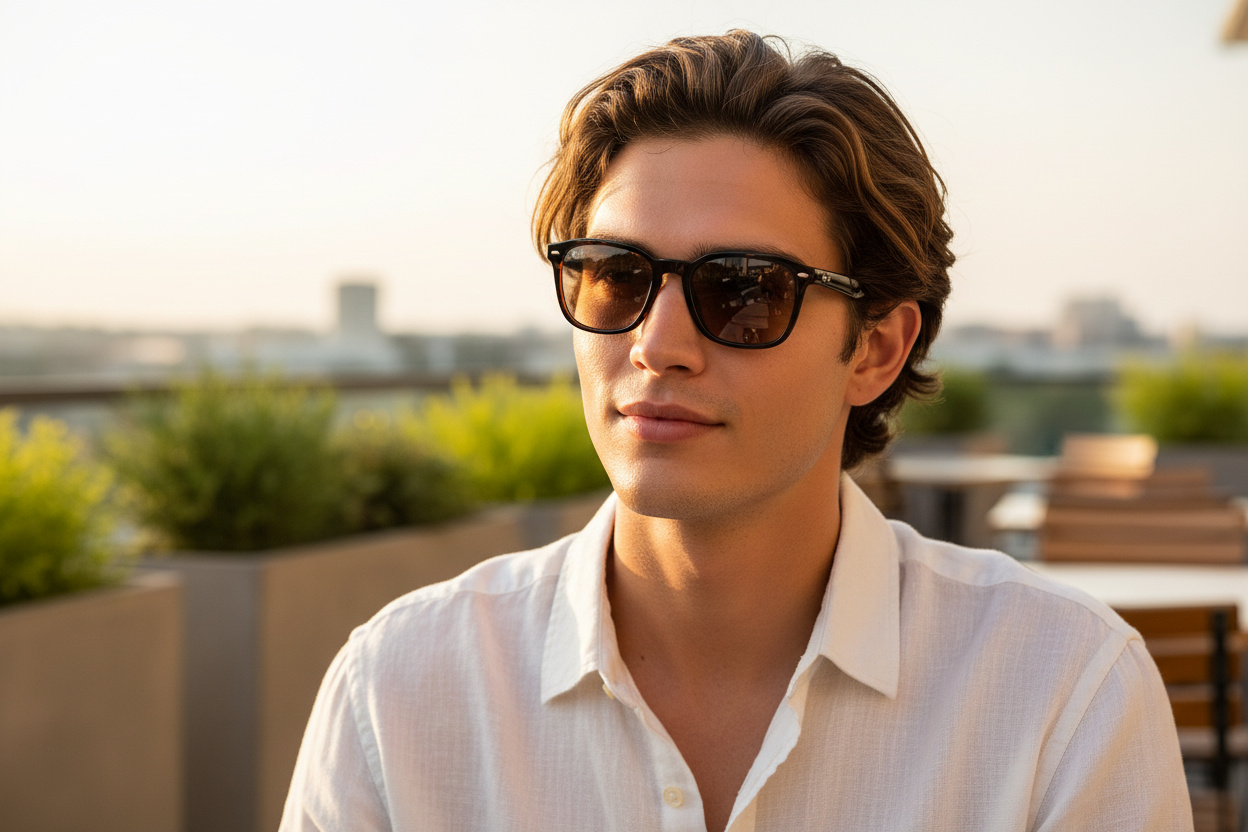 Front view Ray-Ban RB4392D (601/93)