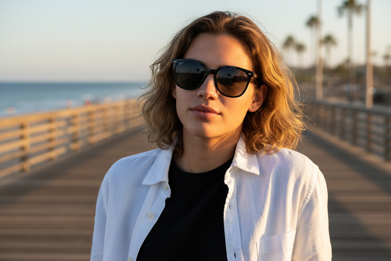 Front view Ray-Ban RB4423D (601/87)
