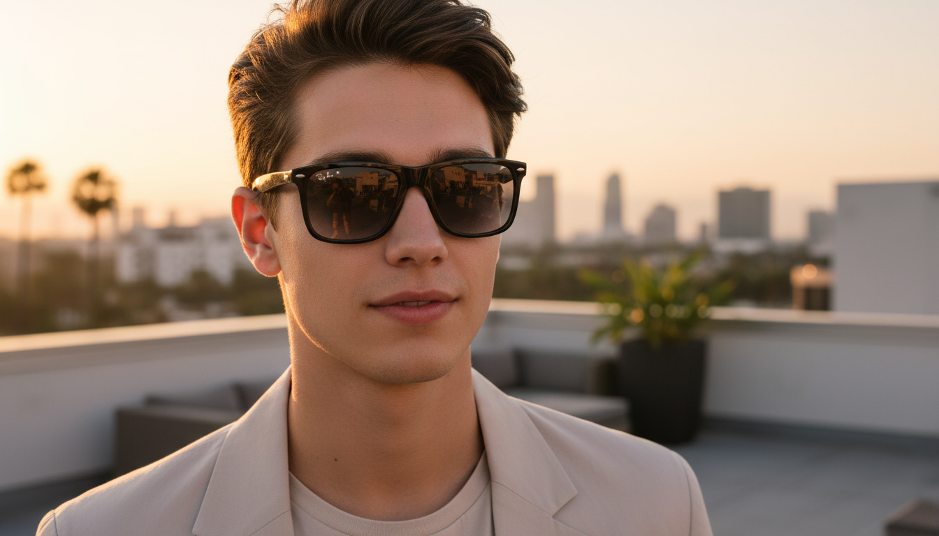 Front view Ray-Ban BOYFRIEND TWO (RB4547 - 601/32)