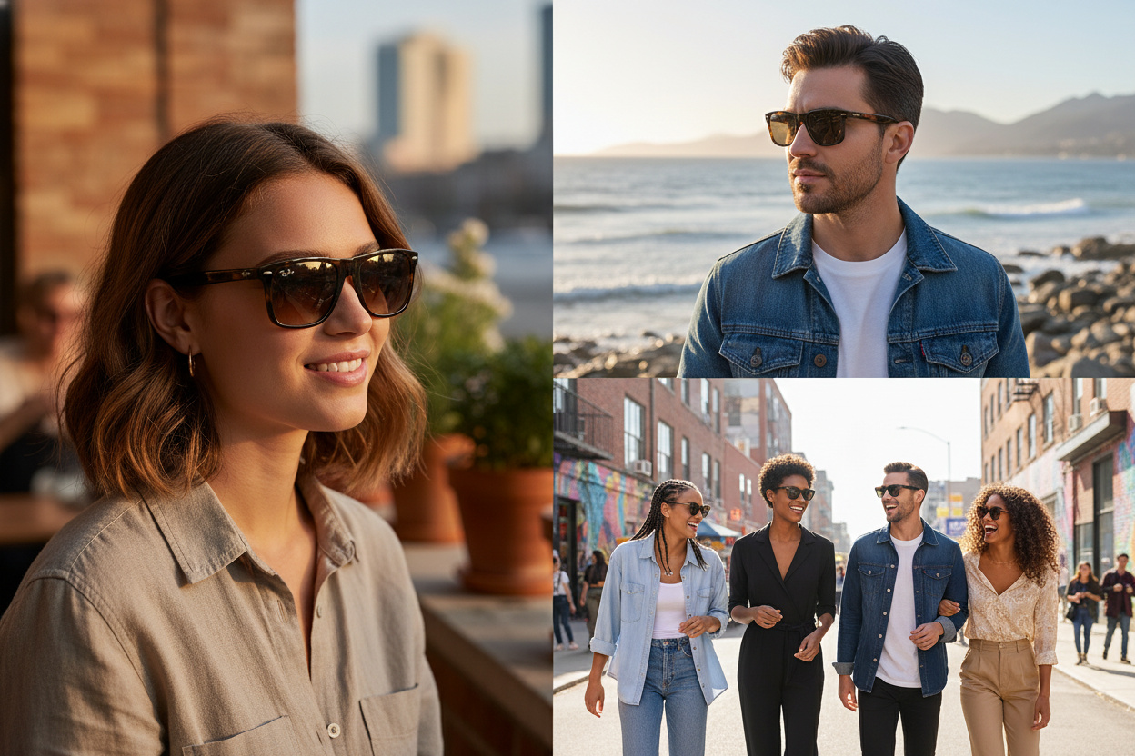 Front view Ray-Ban BOYFRIEND TWO (RB4547 - 710/51)