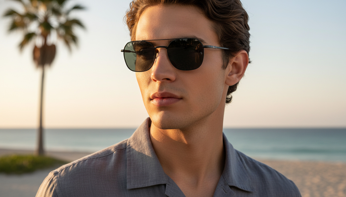 Front view Ray-Ban JIM TITANIUM (RB8094 - 9267K8)