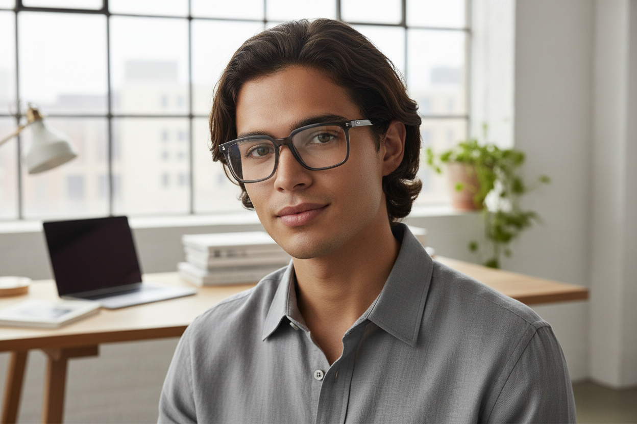 Front view Ray-Ban ALAIN (RX7239 - 8257)