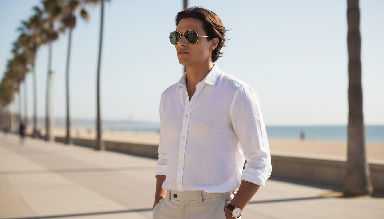 Front view Ray-Ban AVIATOR LARGE METAL (RB3025 - W3234)