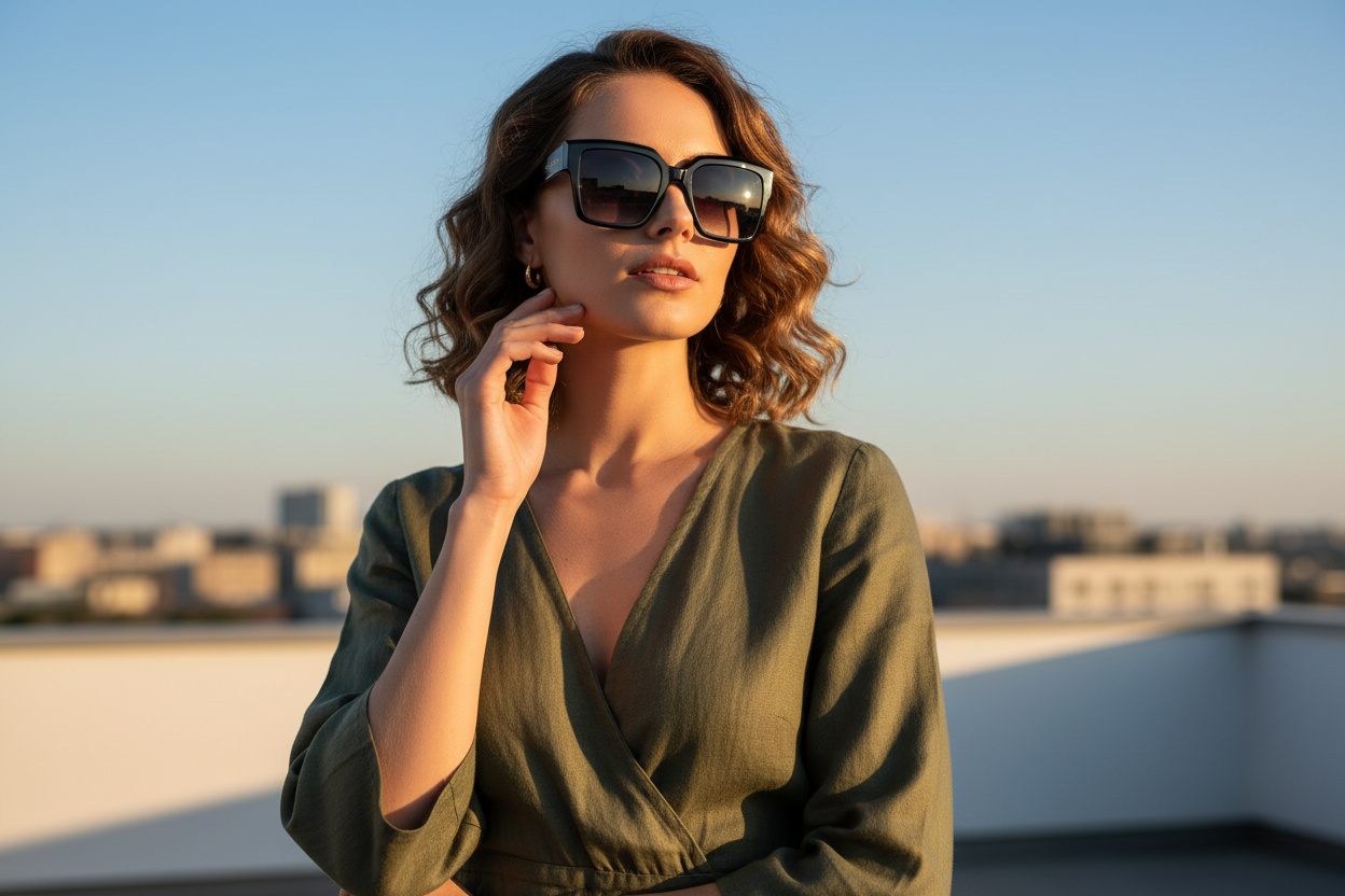 Front view Vogue Eyewear VO5553S (W44/8G)