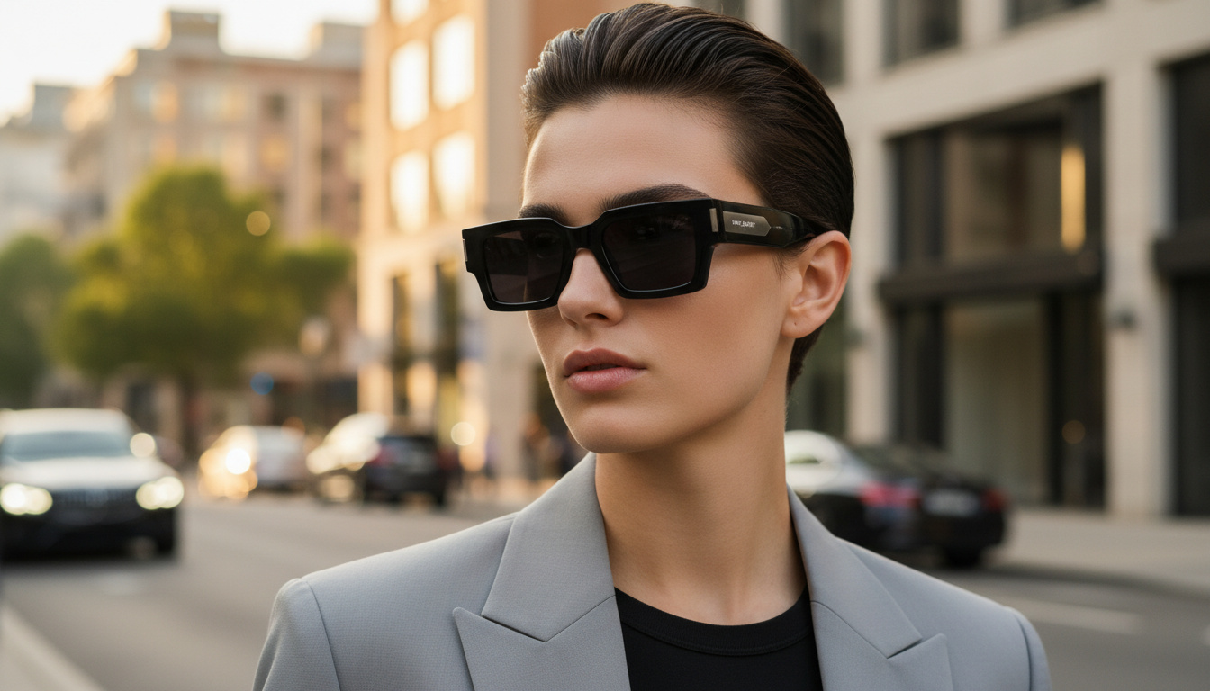 Front view Saint Laurent SL 572 (001)