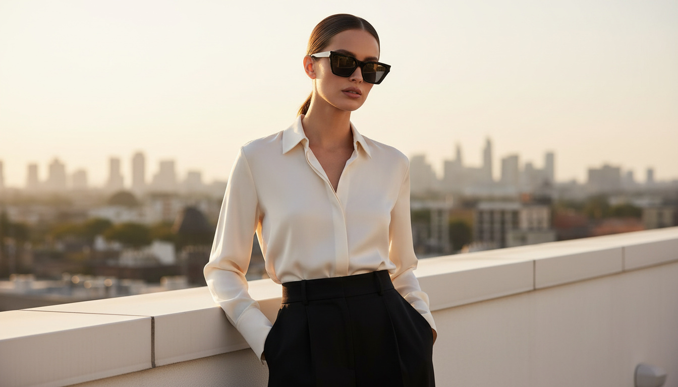 Front view Saint Laurent SL 633 CALISTA (001)