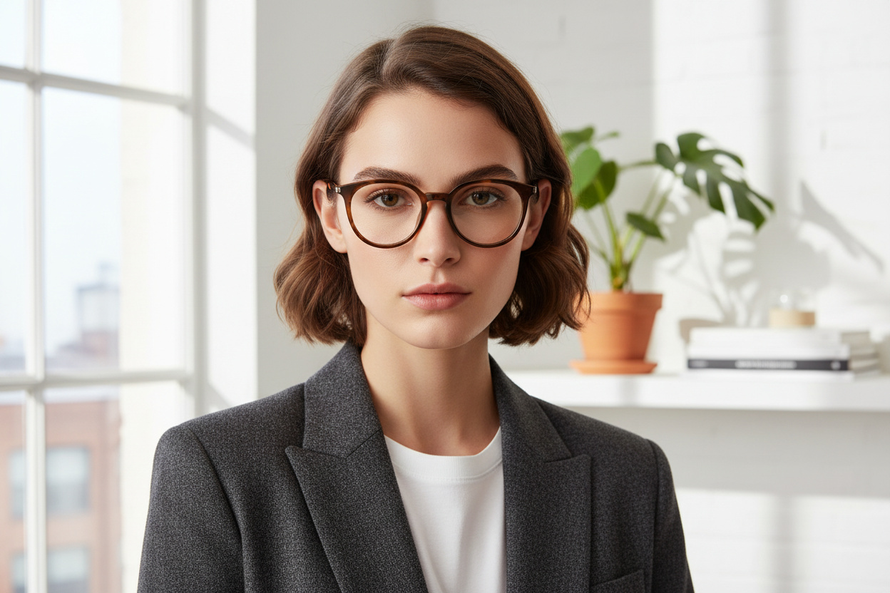 Front view Saint Laurent SL 681/F (002)