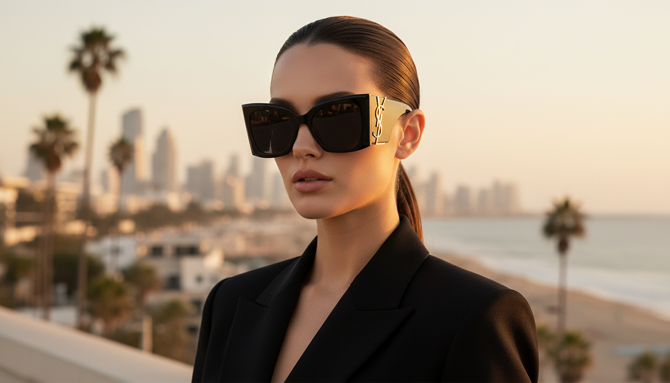 Front view Saint Laurent SL M119 BLAZE (001)
