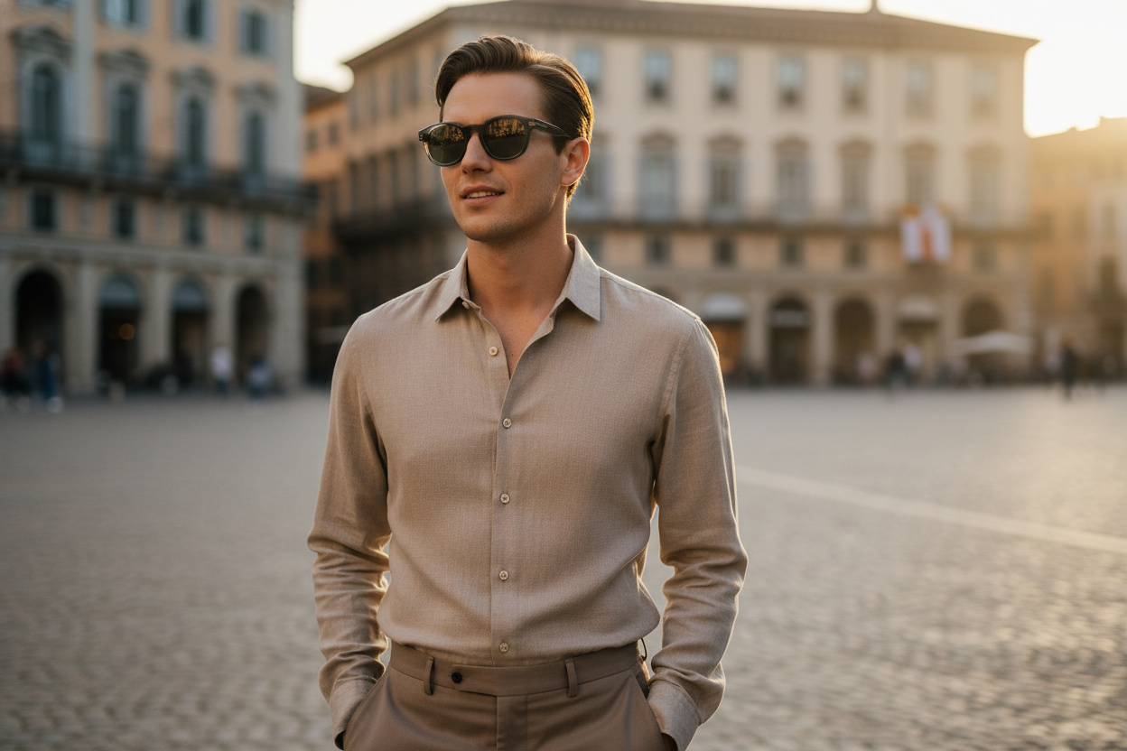 Front view Zegna AURORA (EZ0229 - 90N)