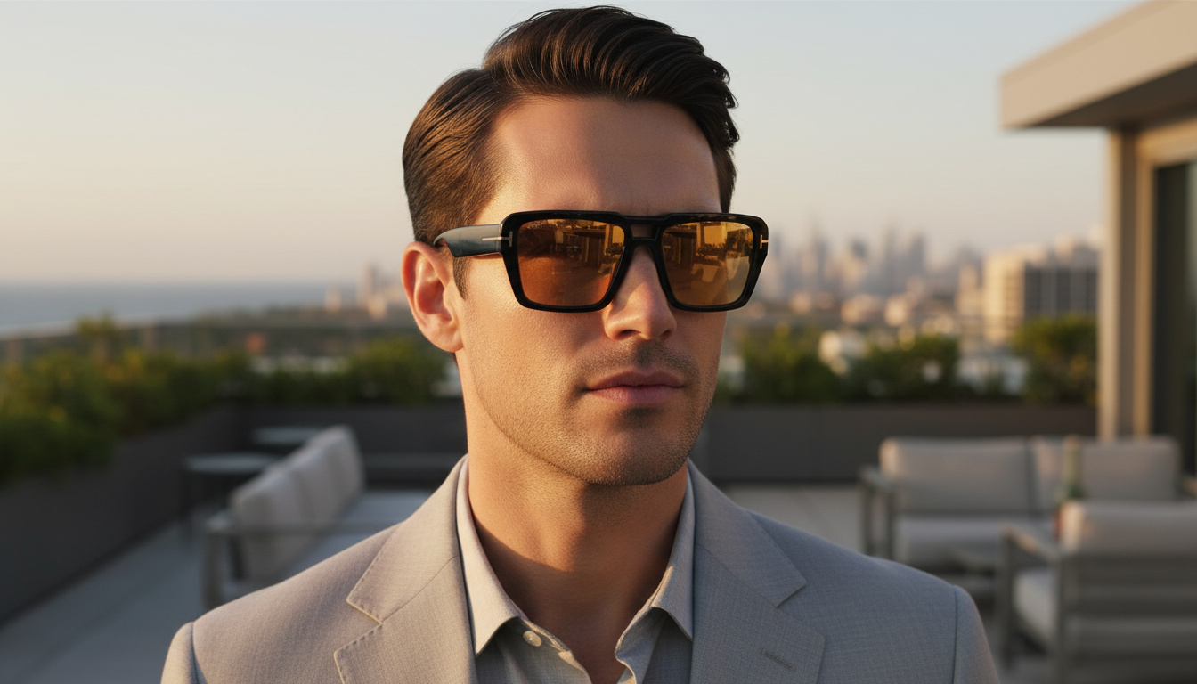 Front view Tom Ford REDFORD (FT1153 - 01E)