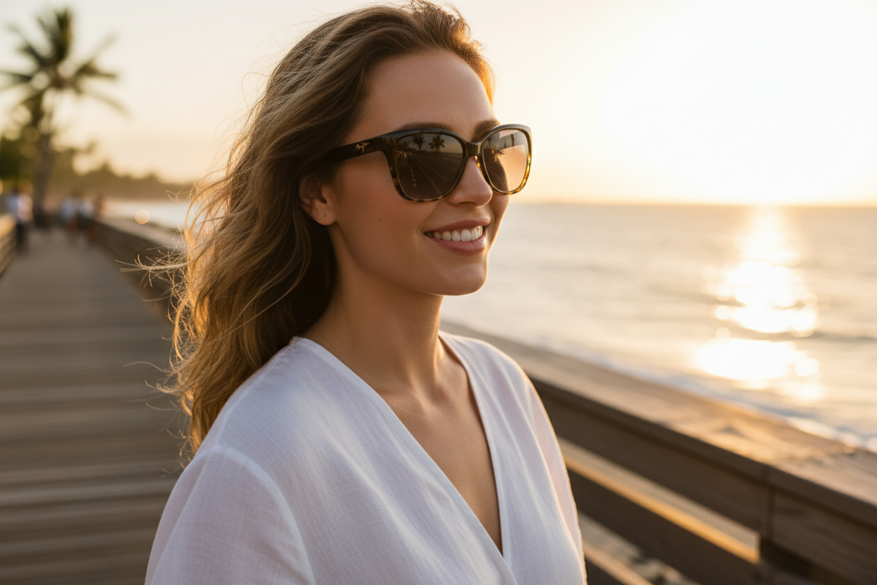 Front view Maui Jim Starfish (GS744-02T)