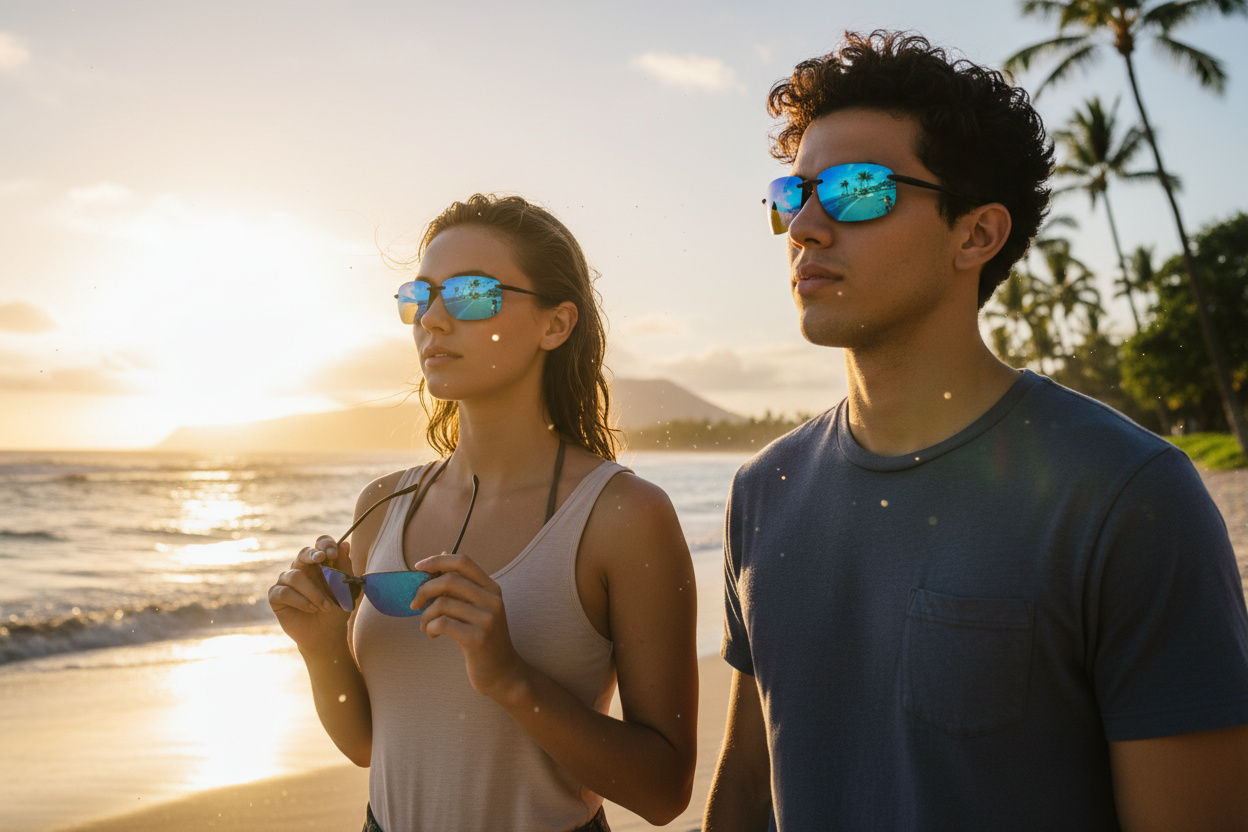 Front view Maui Jim Hookipa Xlarge (B456-14A)