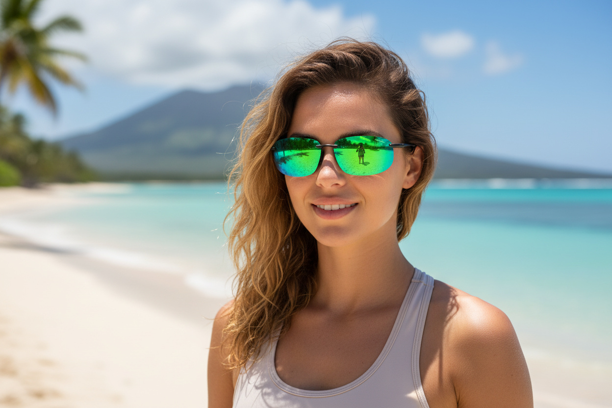 Front view Maui Jim Hookipa Xlarge (GM456-14)