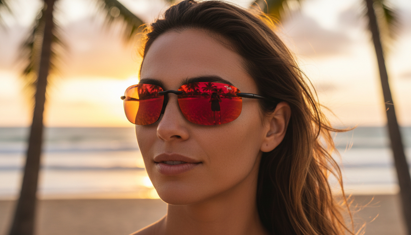Front view Maui Jim Hookipa Xlarge (RM456-02A)