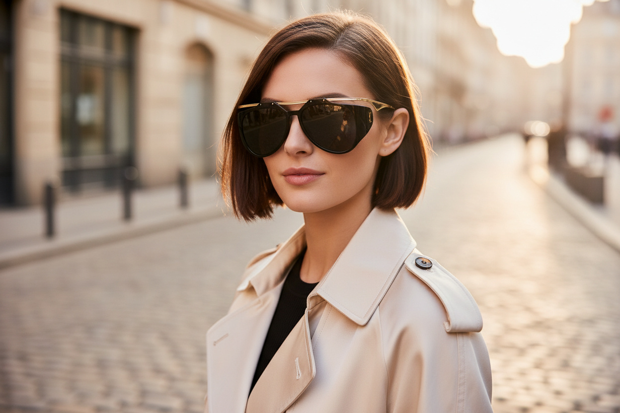 Front view Saint Laurent SL M137 AMELIA (001)
