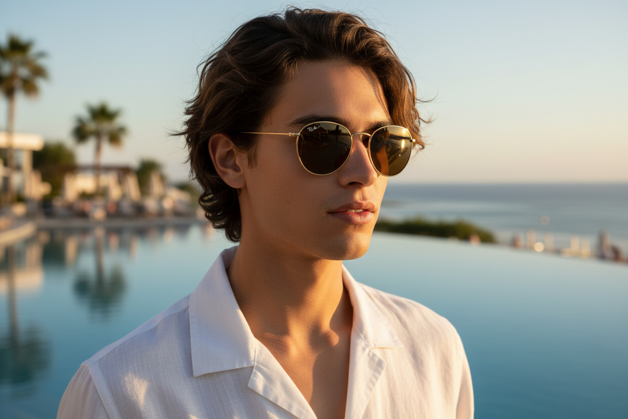 Front view Ray-Ban ROUND REVERSE (RBR0103S - 001/83)