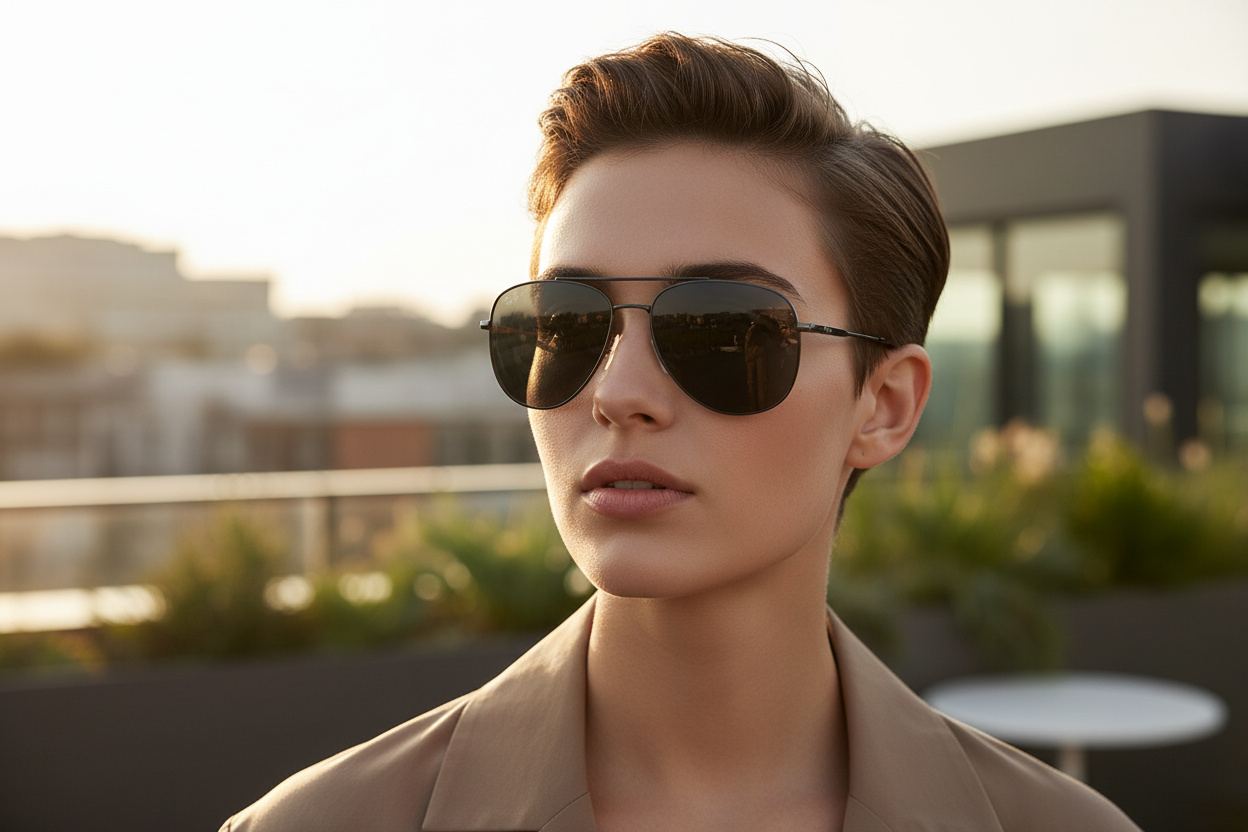 Front view Ray-Ban WILLIAM TITANIUM (RB8097 - 926748)