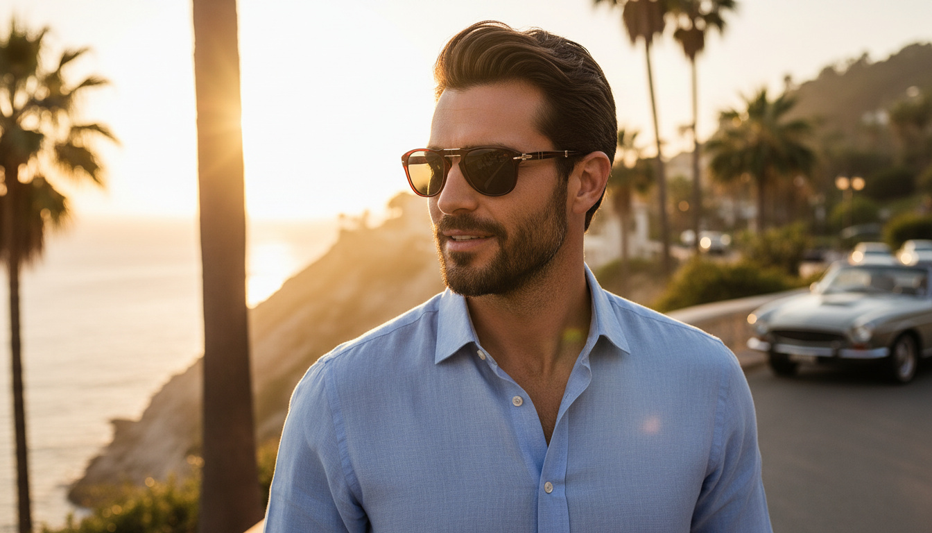 Front view Persol FOLDING (PO0714 - 1216B1)