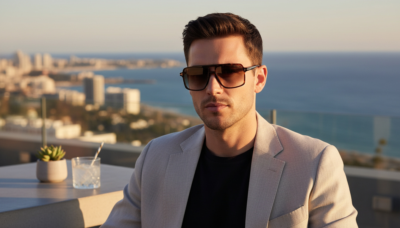 Front view Tom Ford KEMP (FT1177 - 52B)