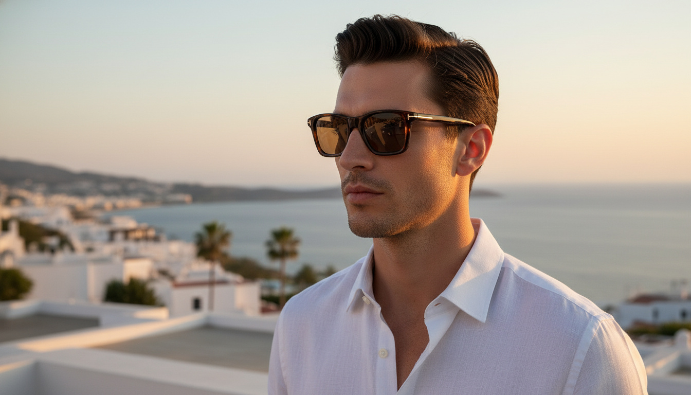 Front view Tom Ford BARRON (FT1179 - 52E)