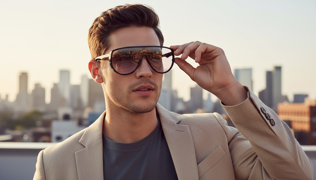 Front view Tom Ford ACHILLES (FT1182 - 01A)