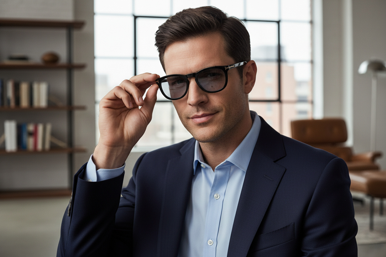 Front view Tom Ford FT5993-B (001)