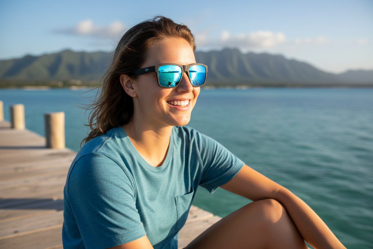 Front view Maui Jim The Flats (B897-02B)