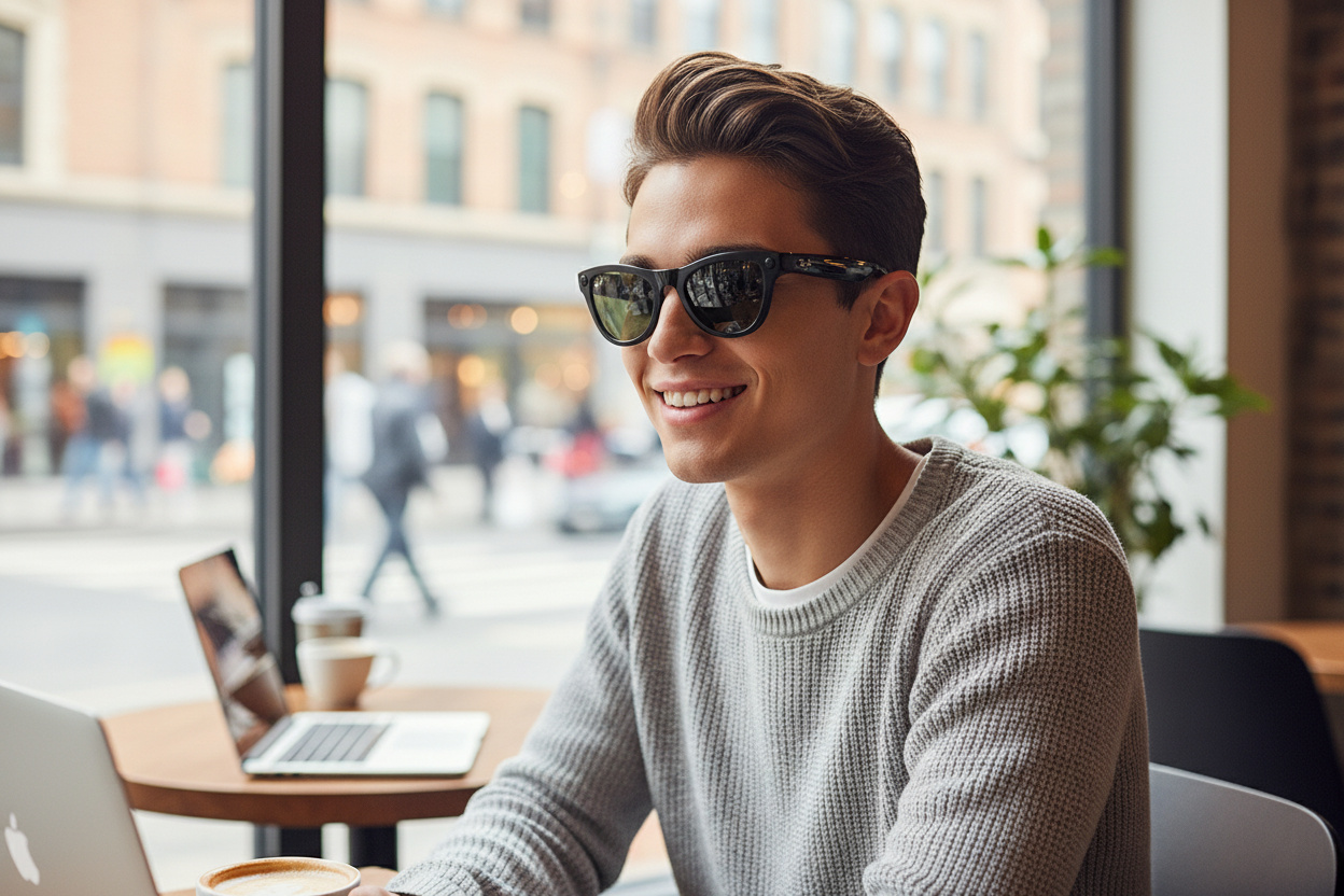 Front view Ray-Ban Meta SKYLER (GEN 1) (RW4010 - 601/9A)