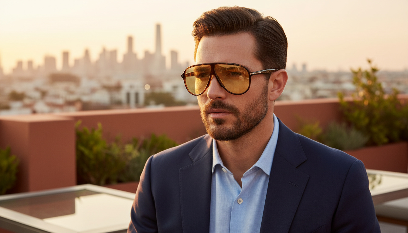Front view Tom Ford VLADIMIR (FT1211 - 52E)