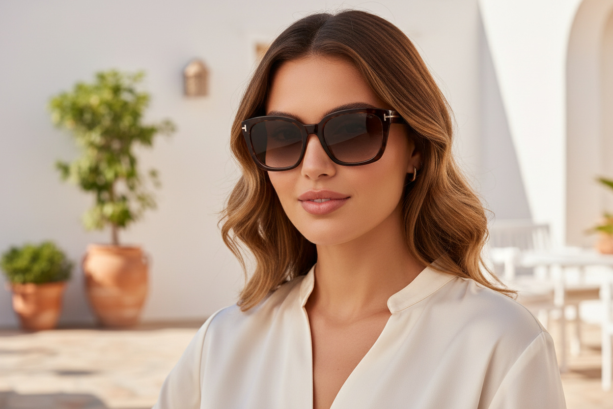 Front view Tom Ford HAYLAY (FT1216 - 52B)
