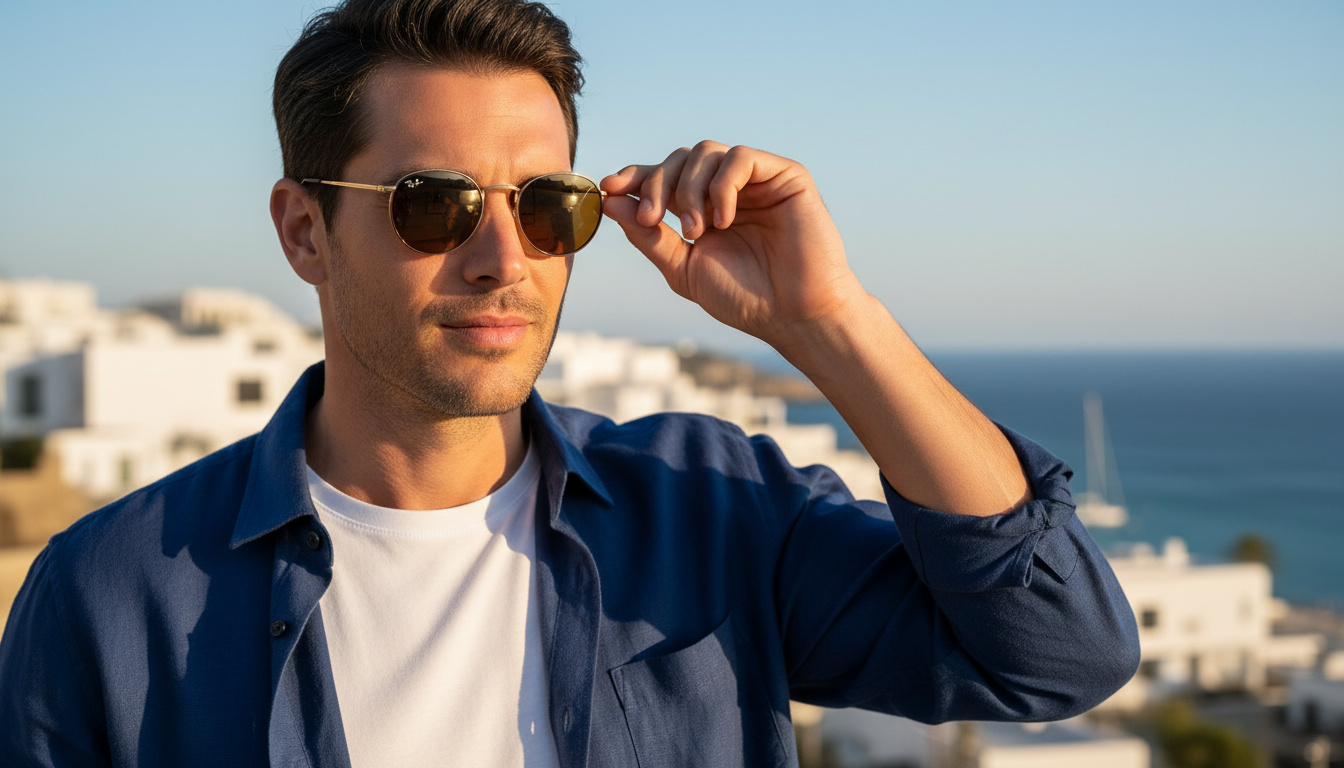 Front view Ray-Ban ROUND METAL (RB3447 - 927533)