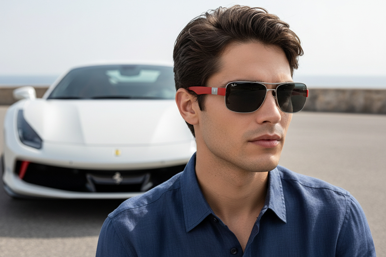 Front view Ray-Ban RB3763M (F01887)