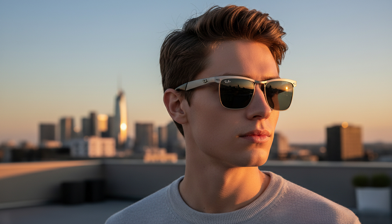 Front view Ray-Ban WAYFARER DELUXE (RB3875 - 029/R5)
